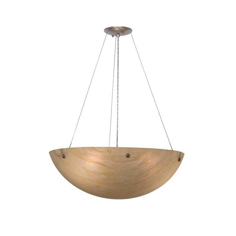 Sahara Taupe Idalight 78'' LED Pendant with Brushed Nickel Finish