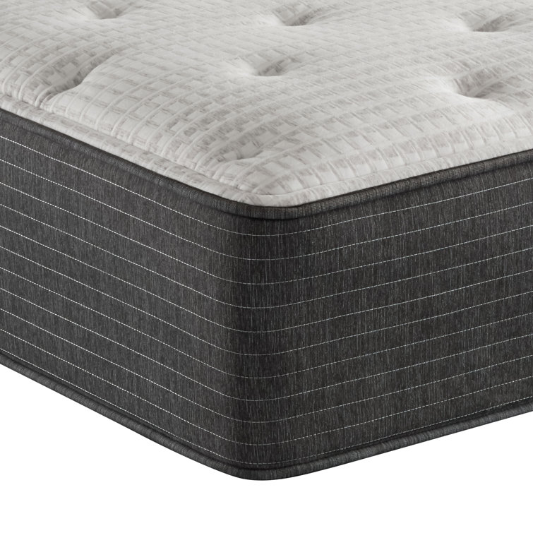 Contemporary White/Gray Cal. King Innerspring Gel Memory Foam Mattress