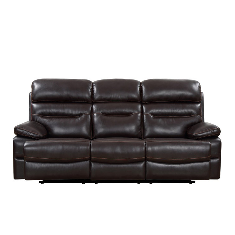 Gray Faux Leather Tufted Sleeper Loveseat with Metal Frame