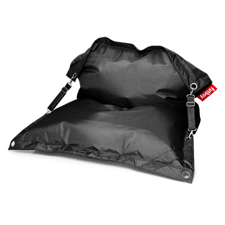 Fatboy Buggle-Up Outdoor Bean Bag Chair & Lounger - Black Olefin