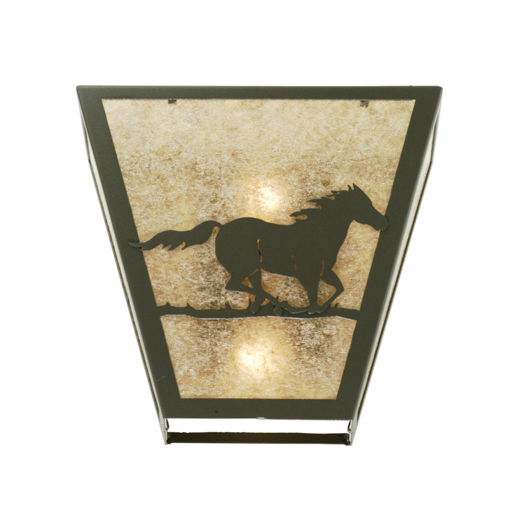 Bronze Black Dual-Light Energy Star Wall Sconce