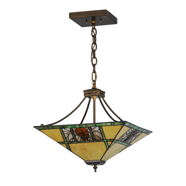 Rustic Pinecone Ridge 20" Antique Copper Outdoor Pendant Light