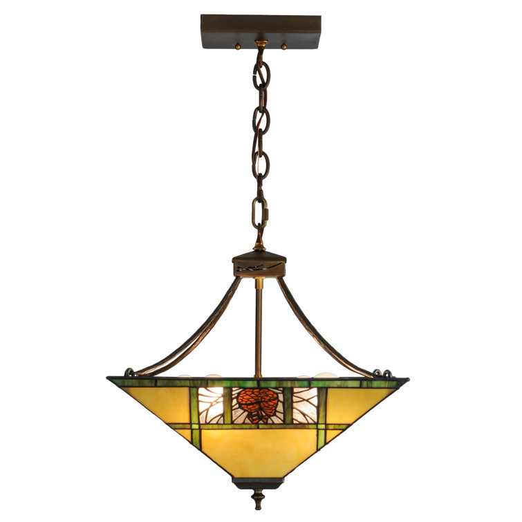 Rustic Pinecone Ridge 20" Antique Copper Outdoor Pendant Light