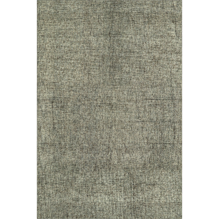 Fog Gray Hand-Tufted Wool 5' x 7' Area Rug