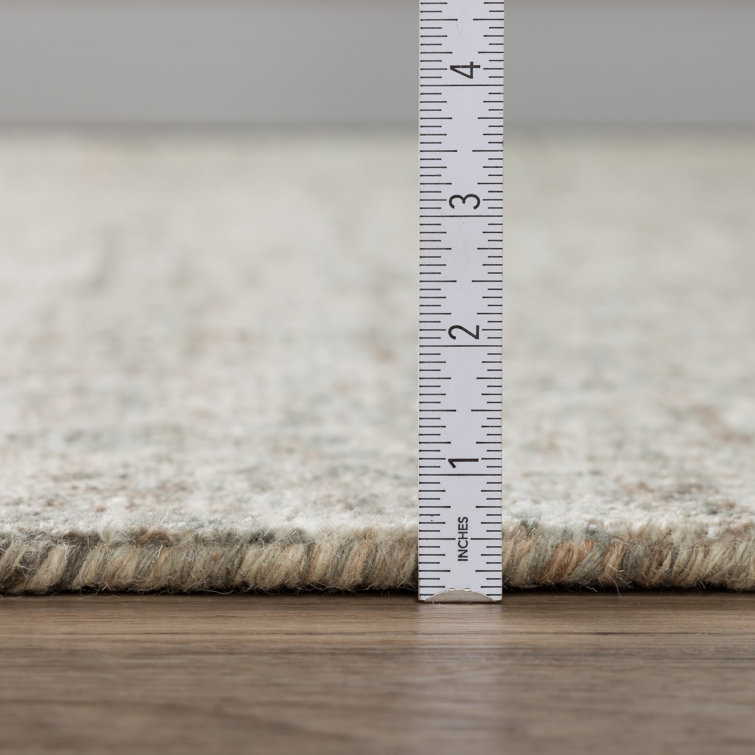 Fog Gray Hand-Tufted Wool 5' x 7' Area Rug