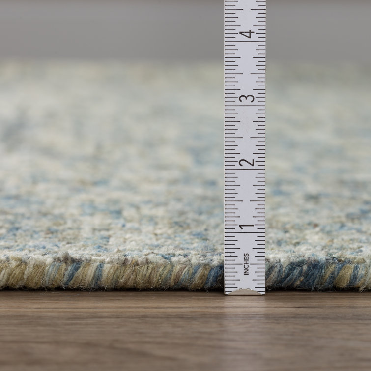 Indigo Elegance 5' x 7'6" Hand-Tufted Wool Area Rug