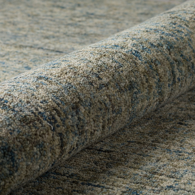 Indigo Elegance 5' x 7'6" Hand-Tufted Wool Area Rug