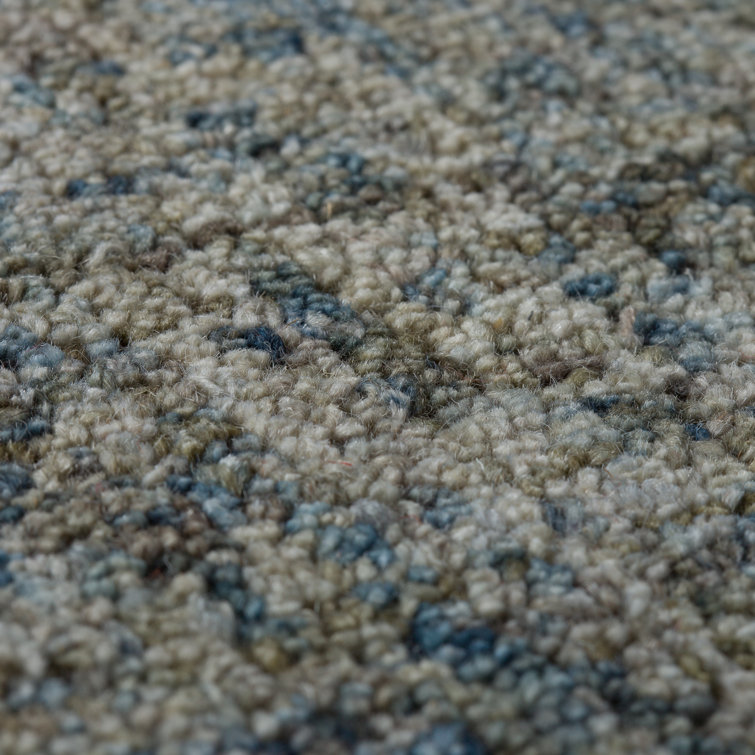 Indigo Elegance 5' x 7'6" Hand-Tufted Wool Area Rug
