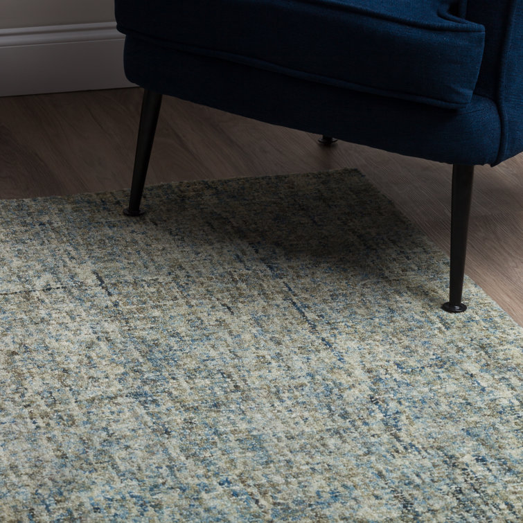 Indigo Elegance 5' x 7'6" Hand-Tufted Wool Area Rug
