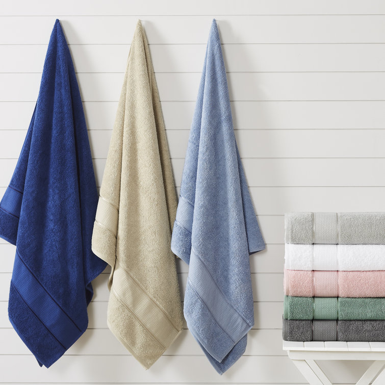 Modern Threads White Cotton SpunLoft Bath Sheet Set 35x66
