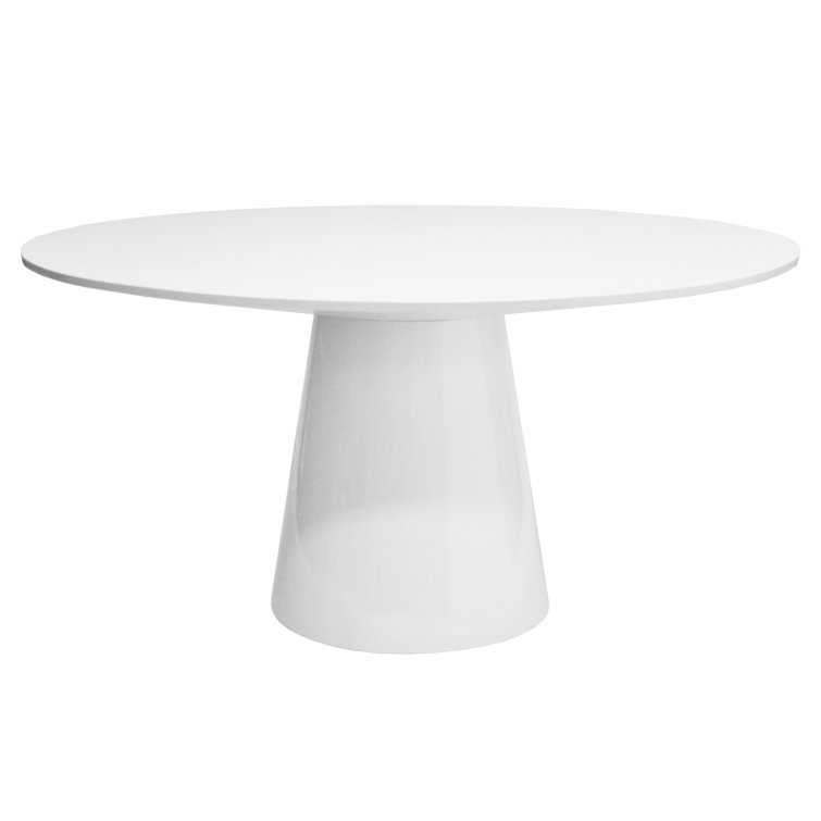 Hamilton Transitional Beige Solid Wood Round Dining Table