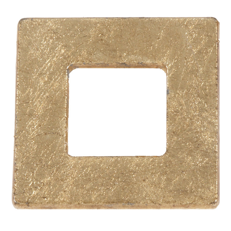 Hudson Gold Square Modern Bar Knob