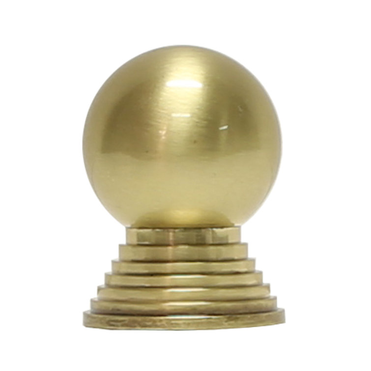 Antique Brass Round Modern Knob