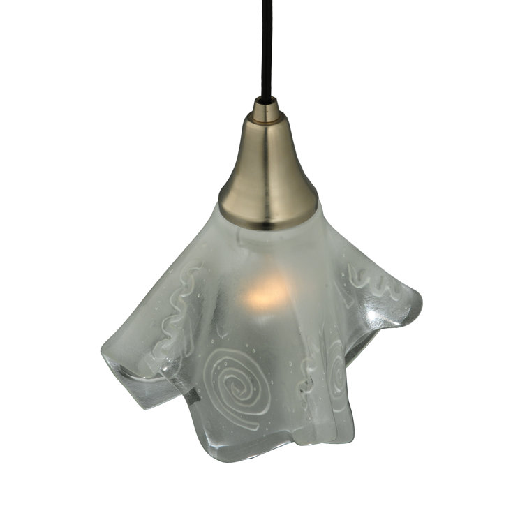 Kayme Mini 1-Light Indoor/Outdoor Brushed Nickel Pendant