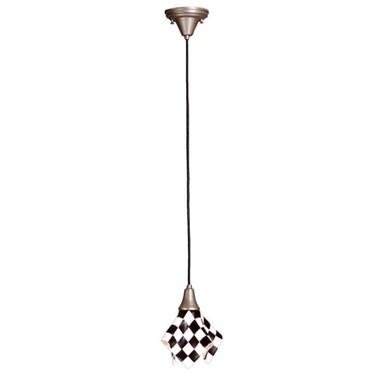 Grand Prix Handkerchief 9" Mini Pendant in Brushed Nickel