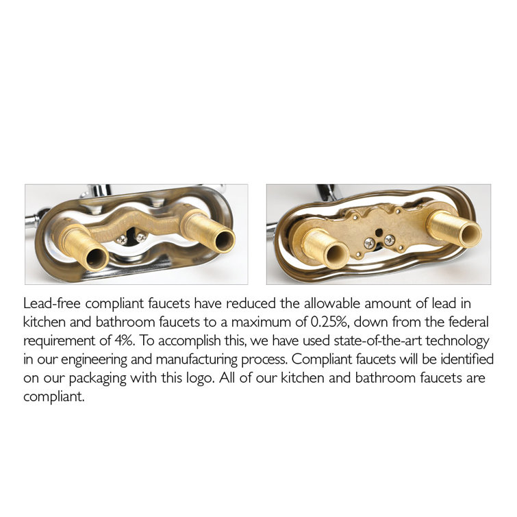Geneva Polished Chrome Dual-Handle Widespread Bathroom Faucet