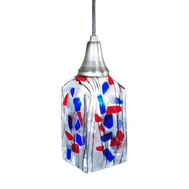 Kayme Brushed Nickel 1-Light Mini Globe Pendant, Energy Star