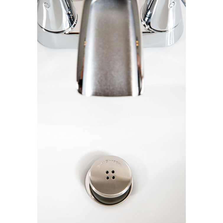 1.75'' Nickel and Gray Silicone Sink Strainer