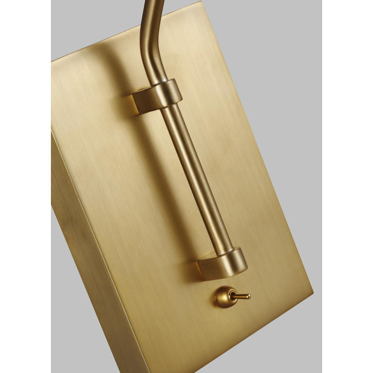 Simon Burnished Brass and Black One Light Wall Sconce