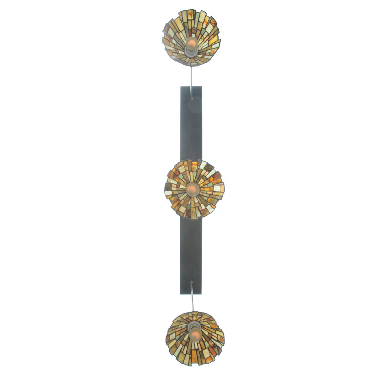 Timeless Bronze 3-Light Glass Kitchen Island Pendant