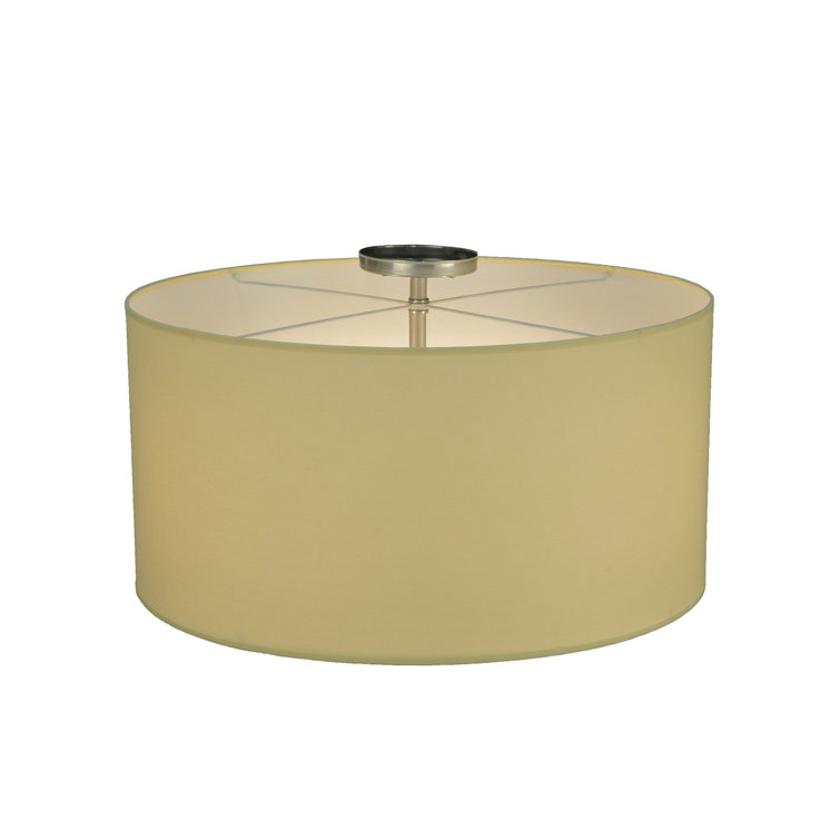 Cilindro Chrome 3-Light Indoor/Outdoor Flush Mount Drum