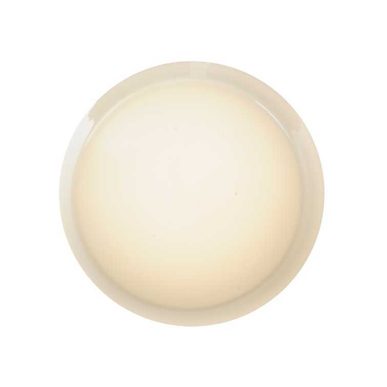 Revival Schoolhouse 12" White Opal Globe Semi-Flush Ceiling Light in Brushed Nickel