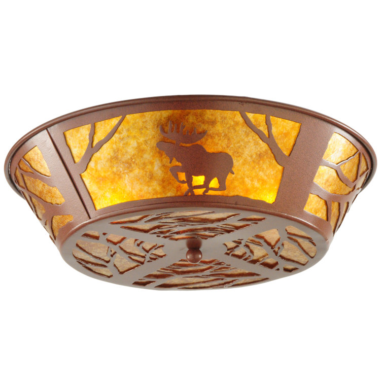 Meyda 22" Energy Star Globe Glass Indoor/Outdoor Flush Mount
