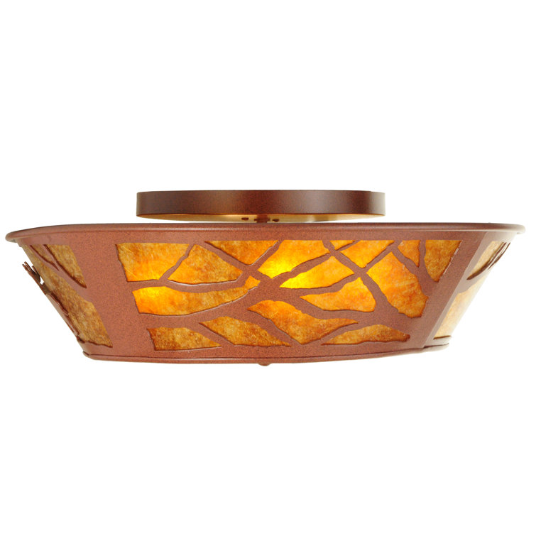 Meyda 22" Energy Star Globe Glass Indoor/Outdoor Flush Mount