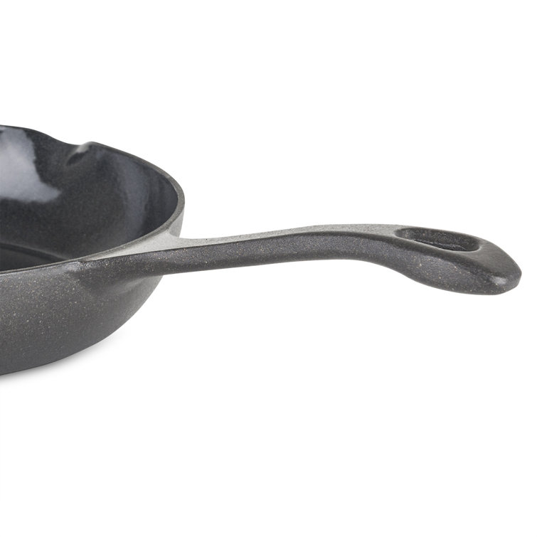 Black Enameled Cast Iron Multi-Use Chef's Pan