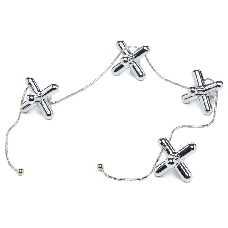 Gabriele Chiave Silver Stainless Steel Trivet Chain