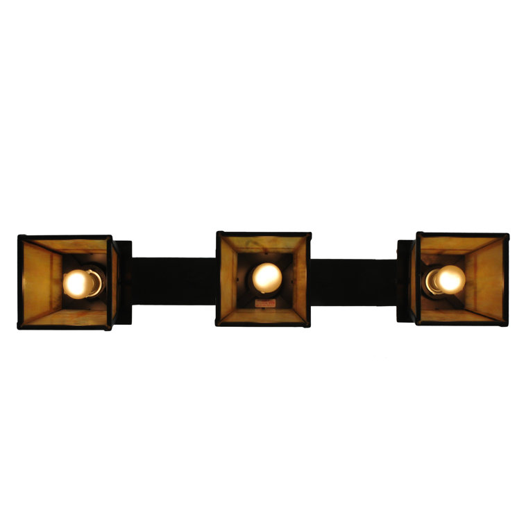 Bronze Glass 3-Light Indoor/Outdoor Globe Pendant