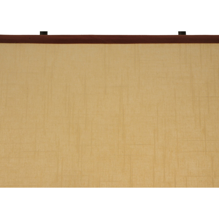 Contemporary Bronze and Fabric 4-Light Island Chandelier