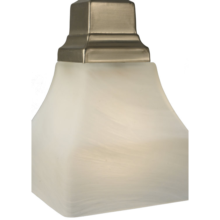 Mini Globe Brushed Nickel Indoor/Outdoor Energy Star Pendant Light