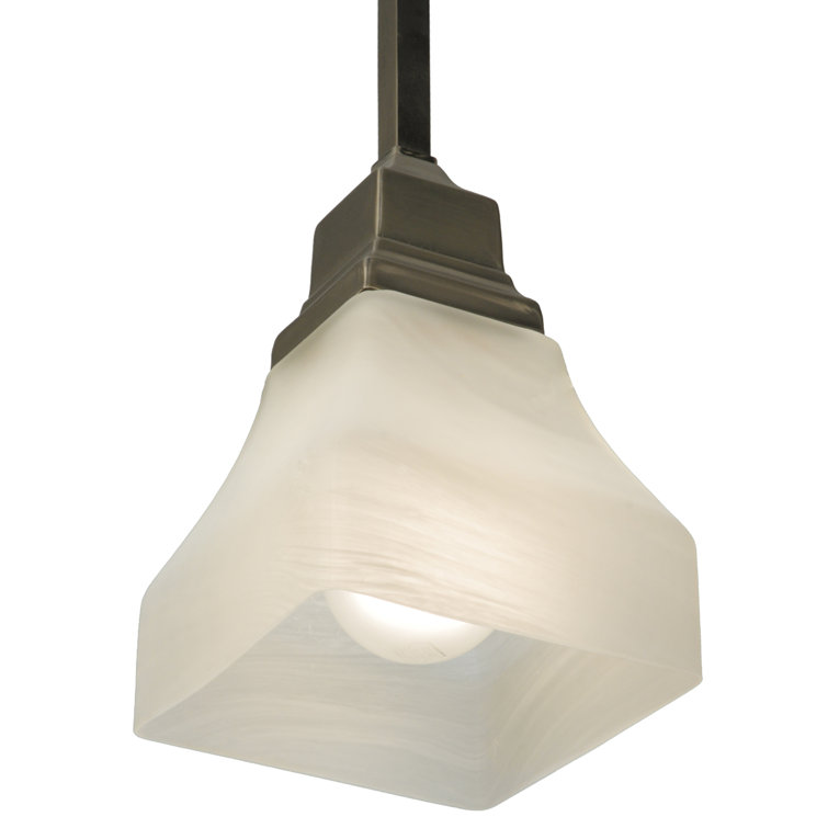 Mini Globe Brushed Nickel Indoor/Outdoor Energy Star Pendant Light