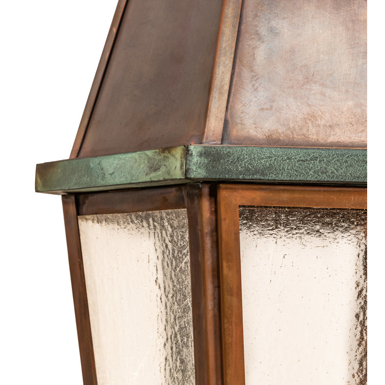 Millesime 14" Vintage Copper and Brass Lantern Pendant