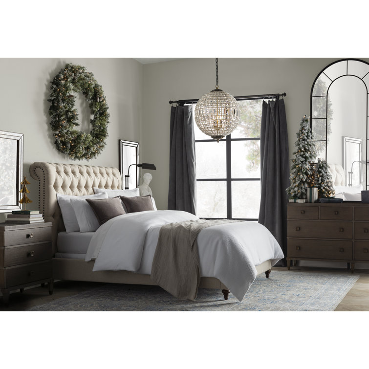 Transitional 3-Drawer Brown Nightstand with Sleek Design