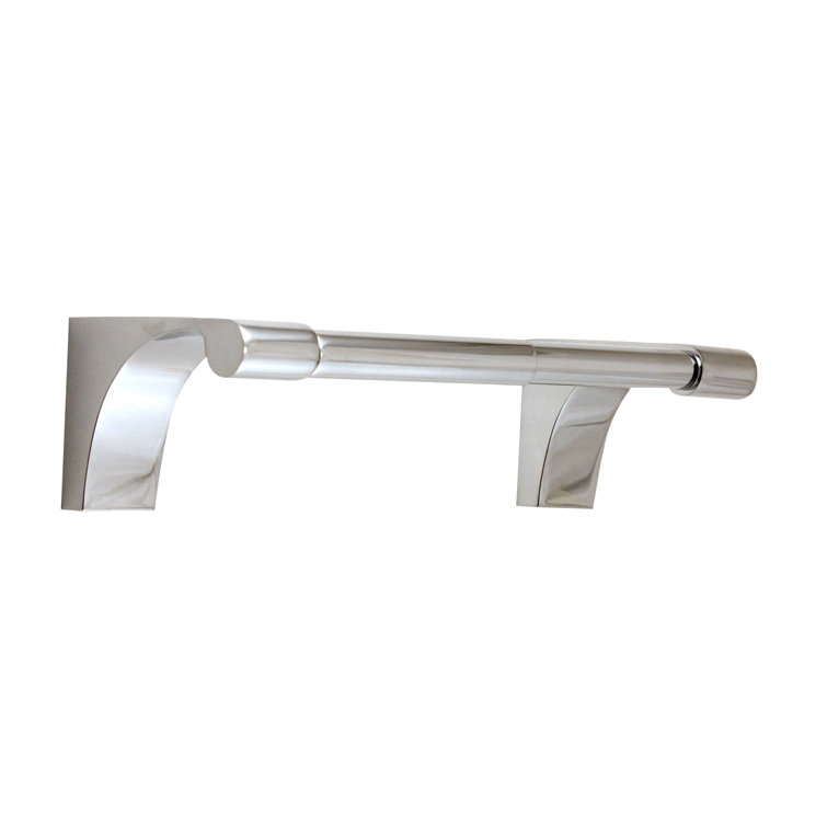 Polished Chrome Modern Wall Mounted Toilet Paper Holder