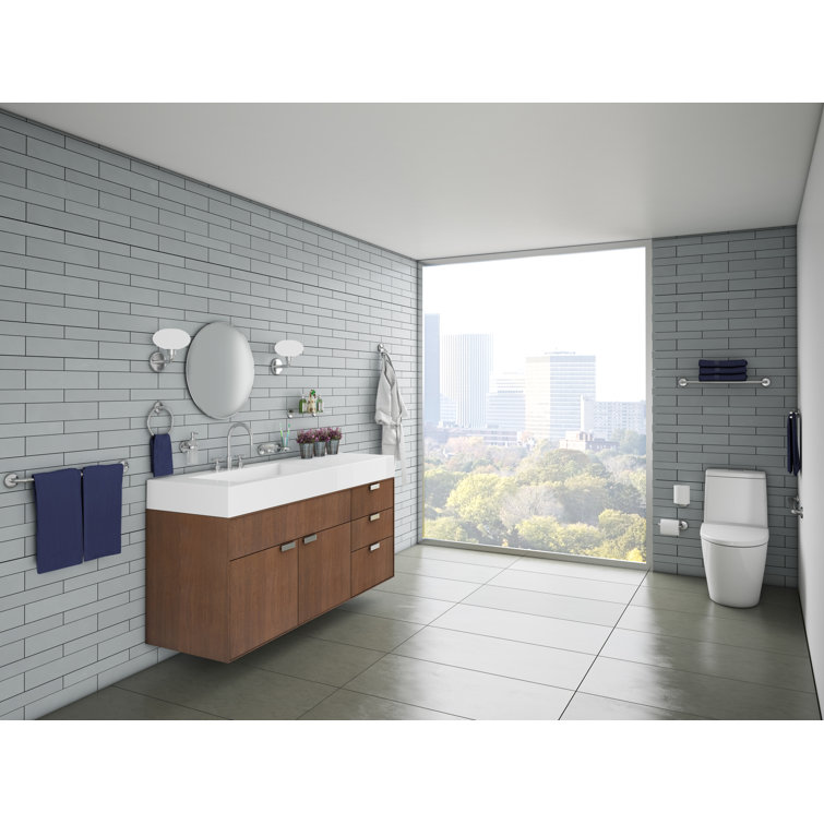 Polished Chrome Modern Single Robe Hook