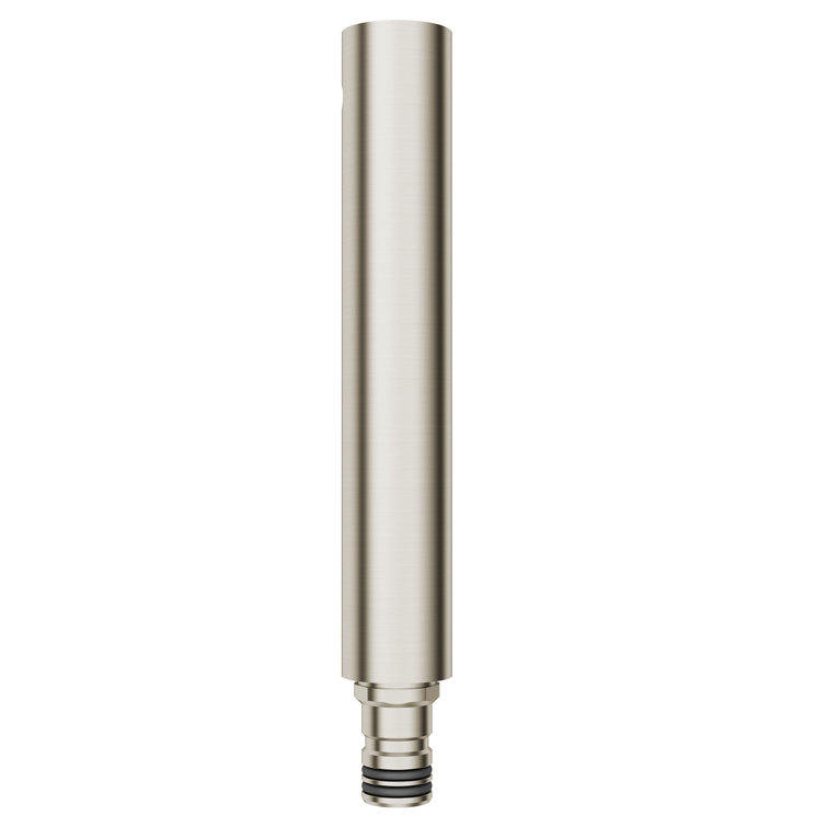 Brushed Nickel Wall-Mounted Shower Arm Extension