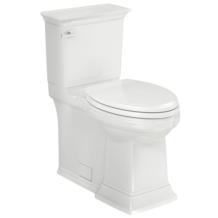 White Elongated Free Standing High Efficiency Toilet with Seat