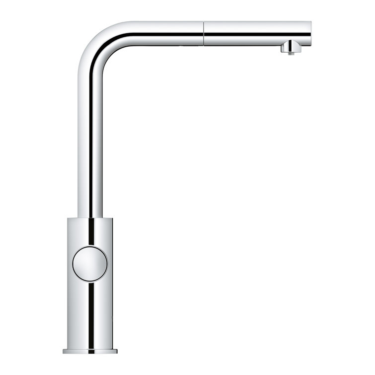 Starlight Chrome Single Handle Pull-Out Kitchen Faucet