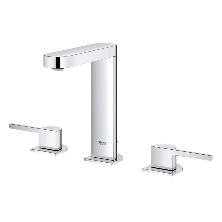 22.5" Brushed Nickel Modern Widespread Bathroom Faucet