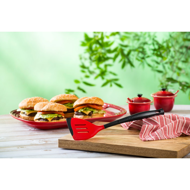 Cerise Red Ceramic Oval Serving Platter with Handles