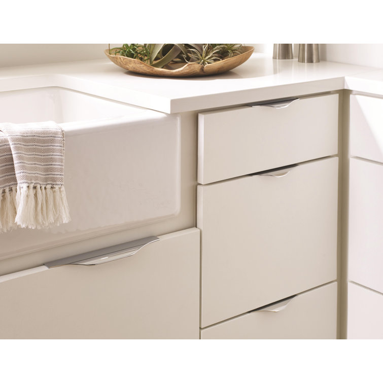 Polished Chrome 9.75" Modern Cabinet Edge Pull