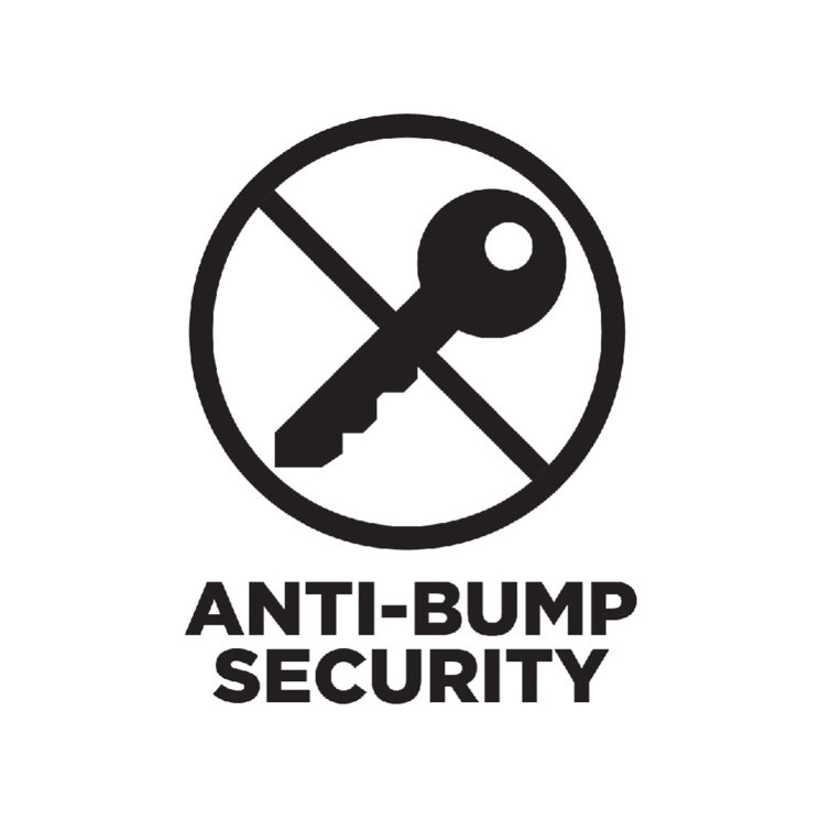 Matte Black Adjustable Single Cylinder Deadbolt