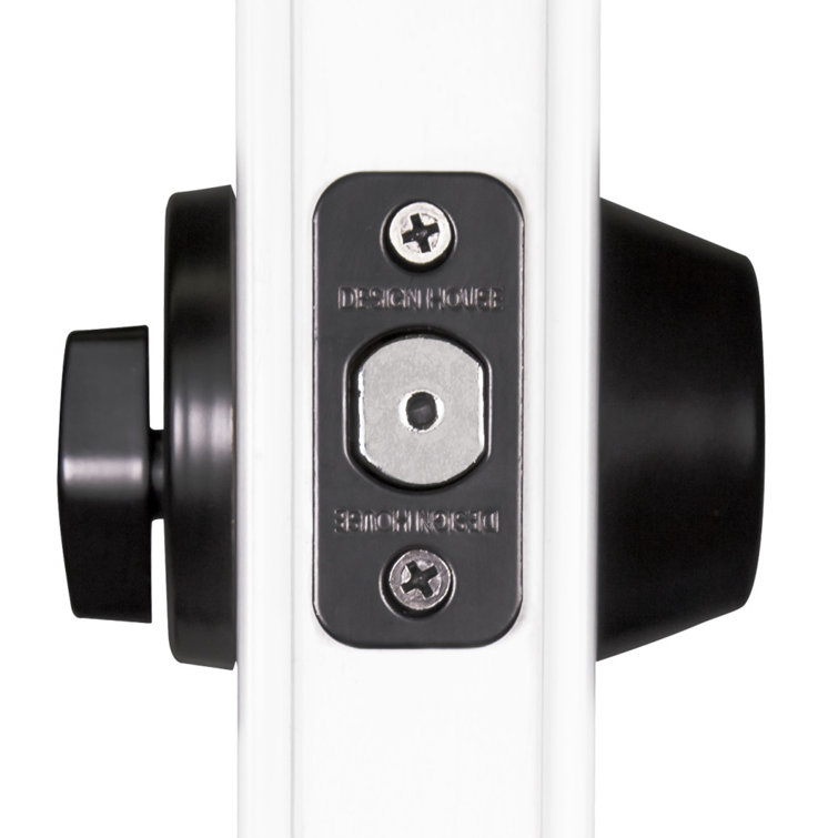 Matte Black Adjustable Single Cylinder Deadbolt