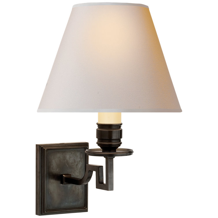 Bronze and Black Dimmable Electric Wall Sconce
