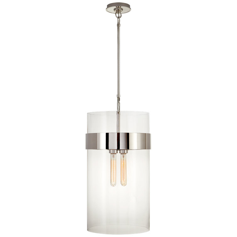 Presidio 4-Light Polished Nickel Indoor/Outdoor Pendant