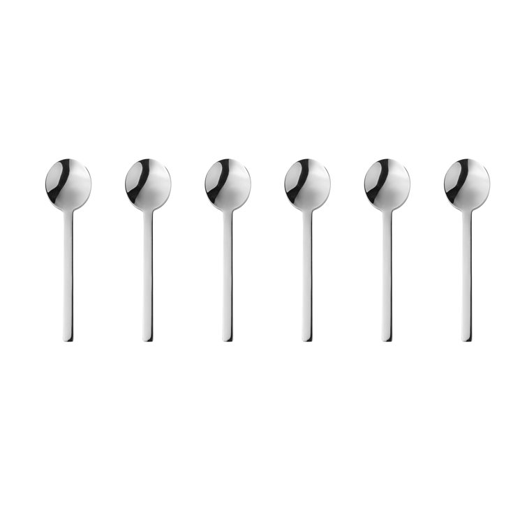 Stile Stainless Steel Moka Spoons Set of 6