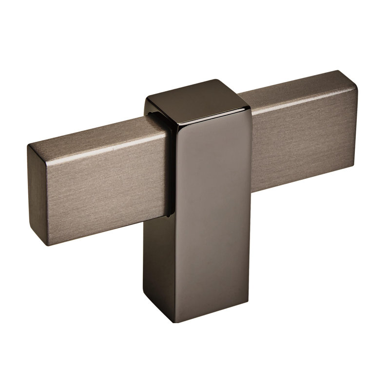 2.38 Inch Brushed Nickel T-Handle Cabinet Knob